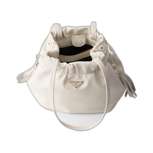 Nappa leather shoulder bag