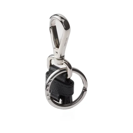 Saffiano Leather Keychain