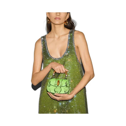 Gucci Bamboo 1947 mini python bag