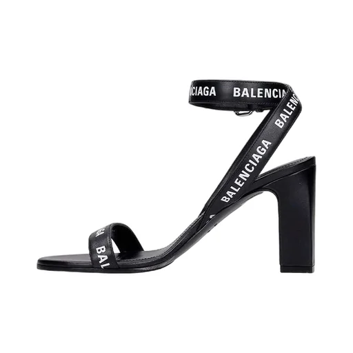 All Over Logo Sandal Heels