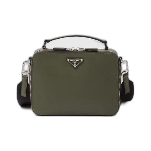 Medium Prada Brique Saffiano leather bag