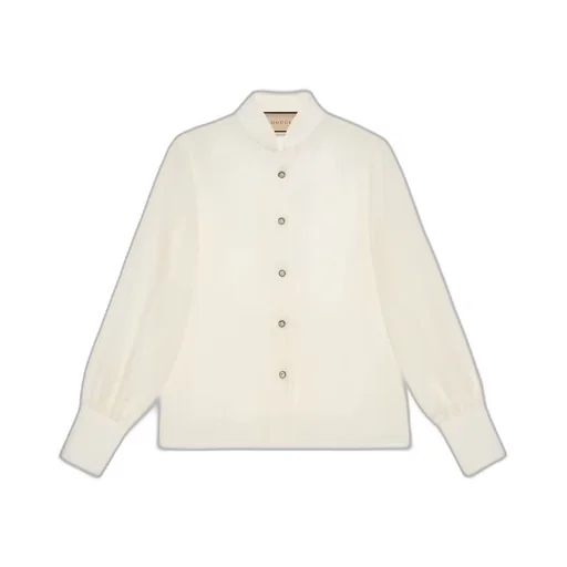 Silk crêpe de chine shirt