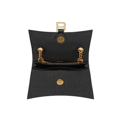 Crush Small Chain Bag Crocodile Embossed 