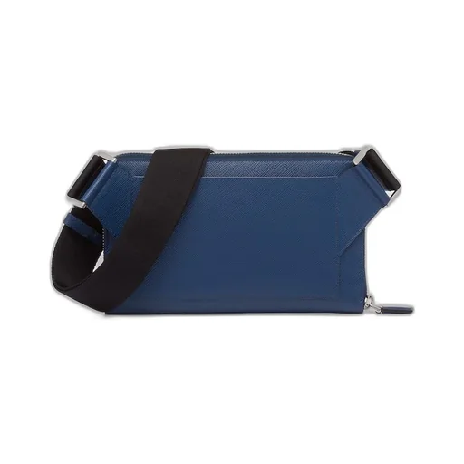 Saffiano leather belt bag