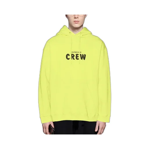 Crew Print Hoodie