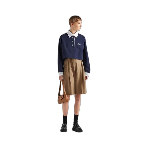 Jersey polo shirt
