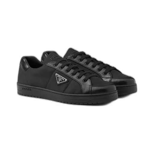 Downtown nappa leather and Re-Nylon sneakers