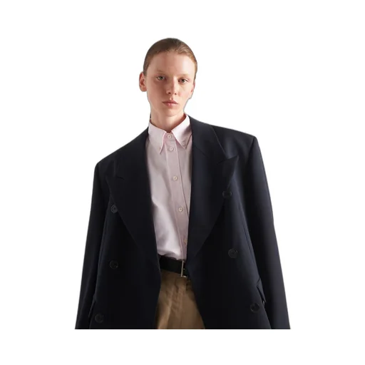 Embroidered Oxford cotton shirt