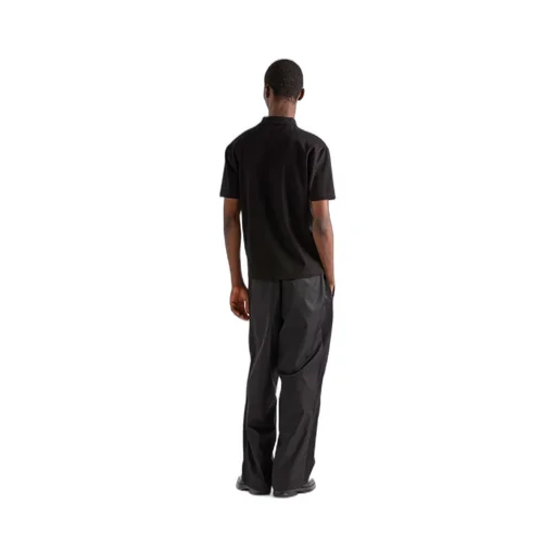 Piqué polo shirt with Re-Nylon details