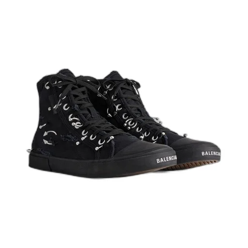 Paris High Top Sneaker With Piercings