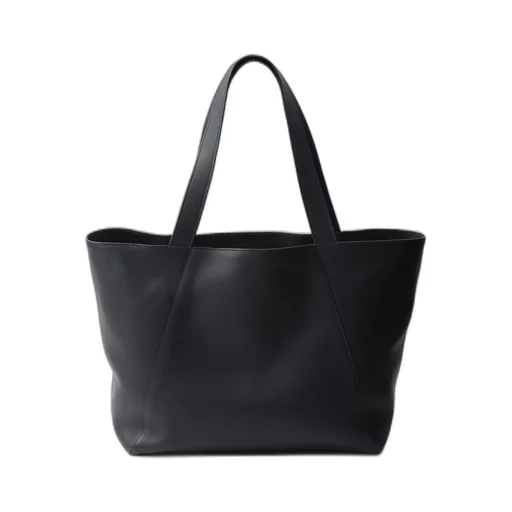 Leather tote bag