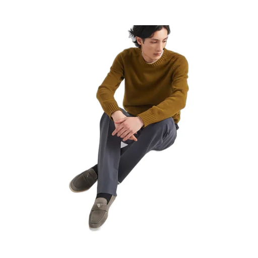Suede loafers