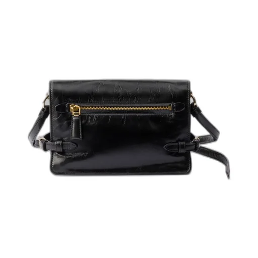 Leather shoulder bag