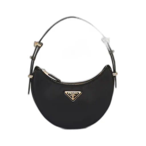Prada Arqué Re-Nylon and brushed leather mini shoulder bag