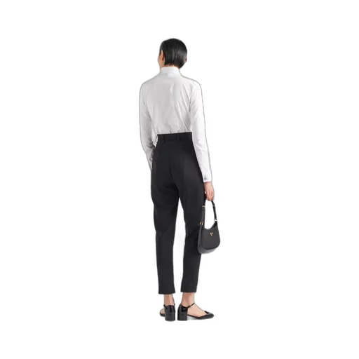 Poplin shirt with jewel buttons