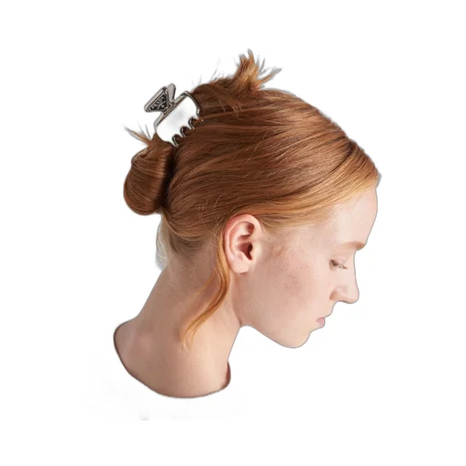 Prada Logo Detailed Claw Hair Clip
