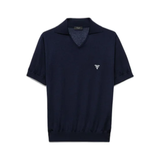 Cashmere polo shirt