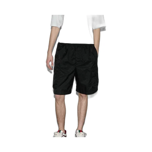 Lightweight GG nylon jacquard short