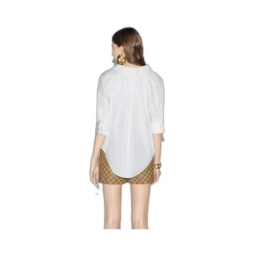 Heavy cotton poplin shirt
