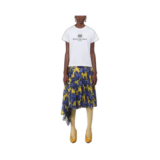 Mode Logo Print Slim Fit T-Shirt