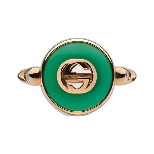 Gucci Interlocking 18k ring
