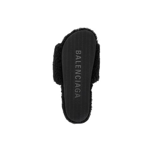 Furry Slide Sandal