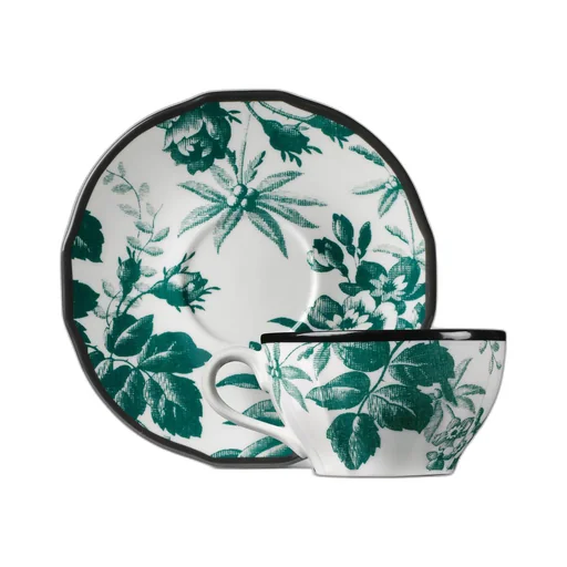 Set of two Herbarium teacup and saucer
