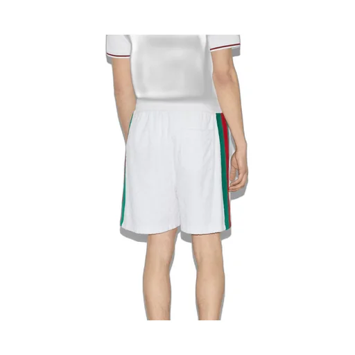 GG terry cloth short with Web