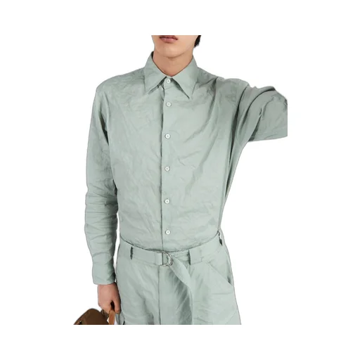 Technical cotton shirt