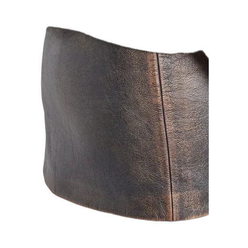 Leather miniskirt