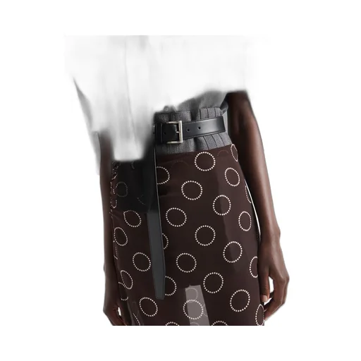 Printed georgette skirt