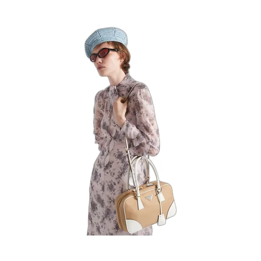 Prada Re-Edition 1978 medium Re-Nylon and Saffiano leather two-handle bag