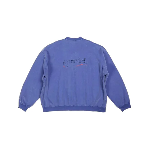 Hand-Drawn Political Campaign Sweatshirt Oversized