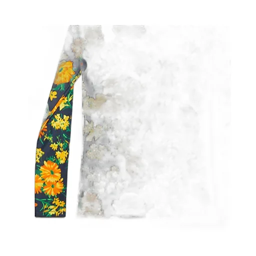 Floral Print Cotton T-Shirt