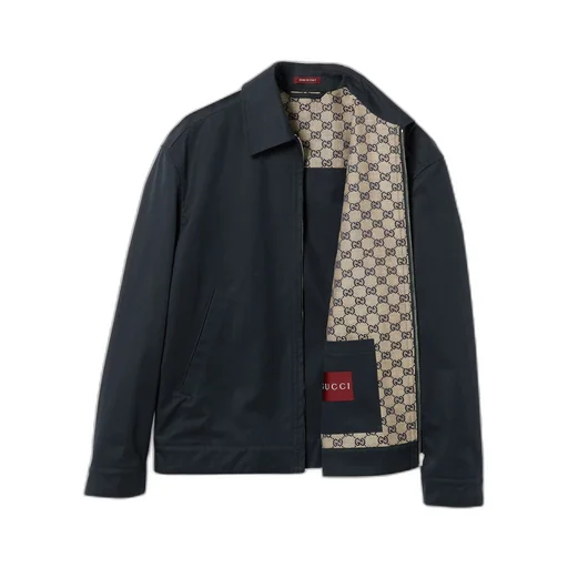 Cotton twill jacket with Web