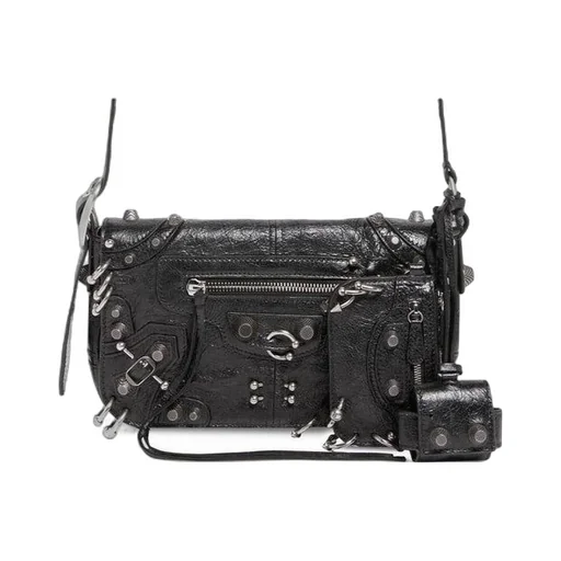 Le Cagole XS Flap Bag With Piercings