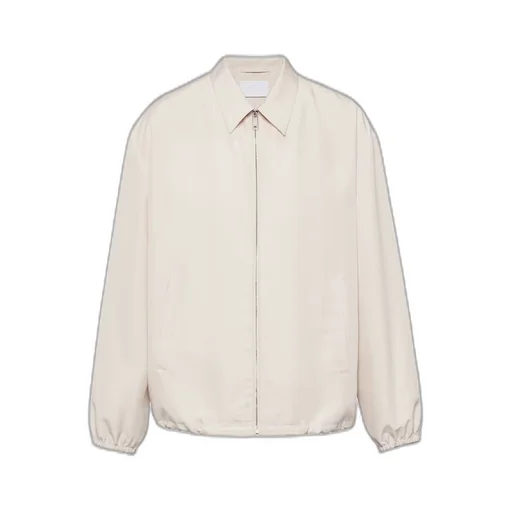 Silk blouson jacket