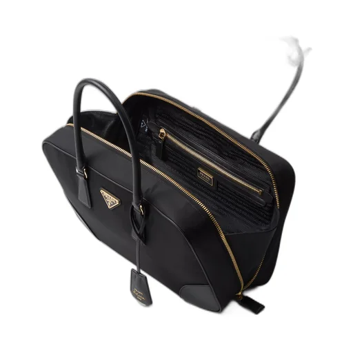 Prada Re-Edition 1978 large Re-Nylon and Saffiano leather two-handle bag