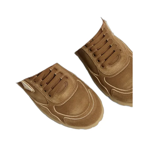 Faded suede sneakers