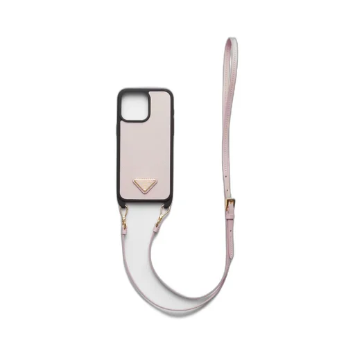 Saffiano leather cover for iPhone 15 Pro Max