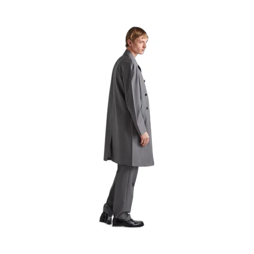 Wool and mohair coat