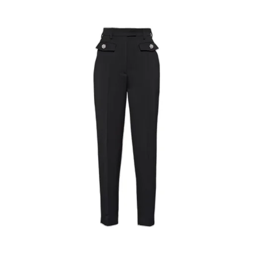 Wool sateen pants