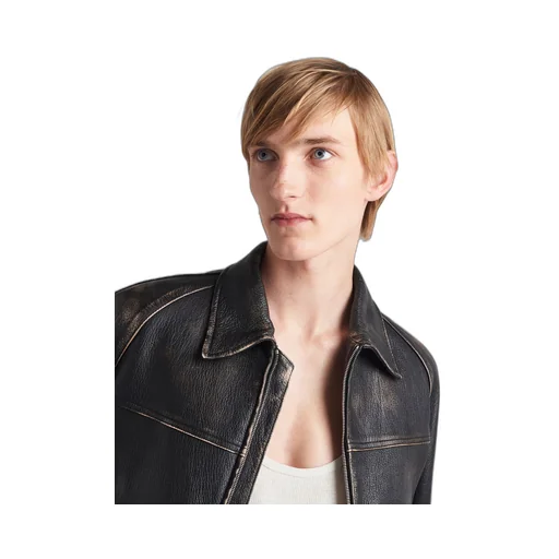 Nappa leather jacket