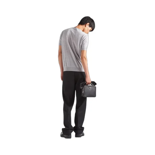Wool and cashmere crew-neck sweater