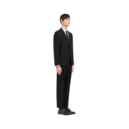 Wool and mohair single-breasted suit