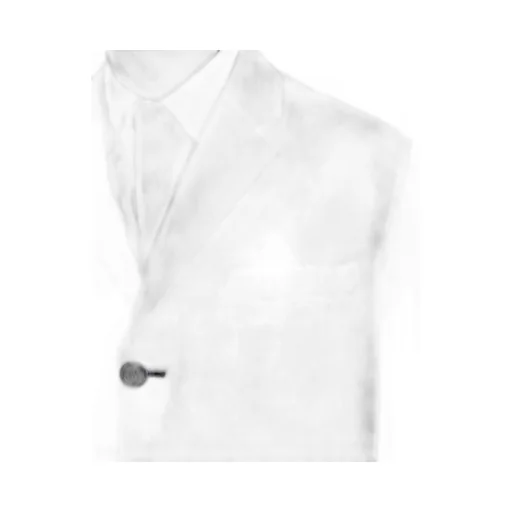 Single-breasted mohair wool jacket