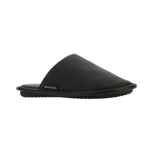 Leather Flat Slippers