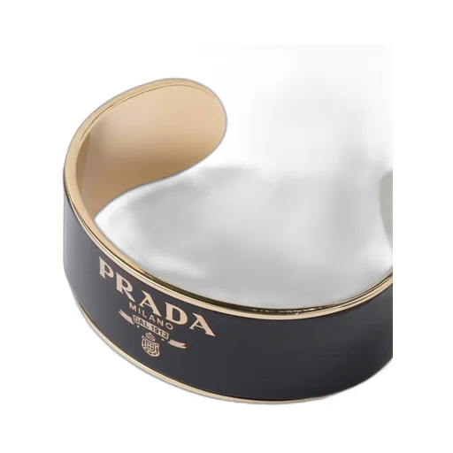 Enameled metal cuff bracelet