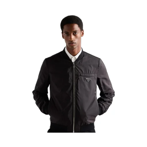 Nappa leather bomber jacket