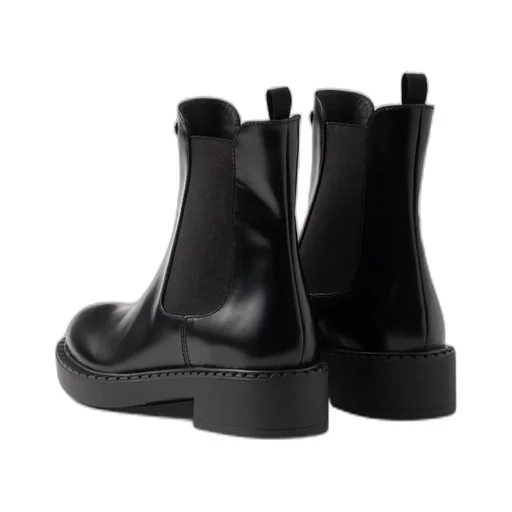 Brushed calf leather Chelsea boots